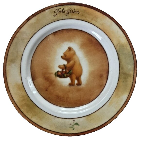 Disney Other - Poohs Garden Milne & Shepard Collector Plate Vintage Disney Bone China